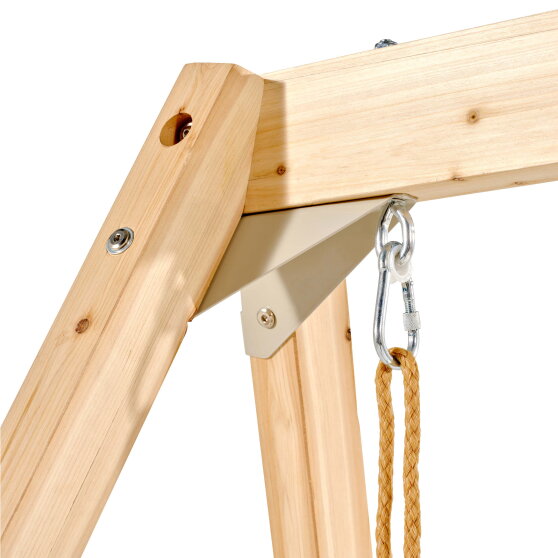 EXIT Silvi dubbele houten schommel