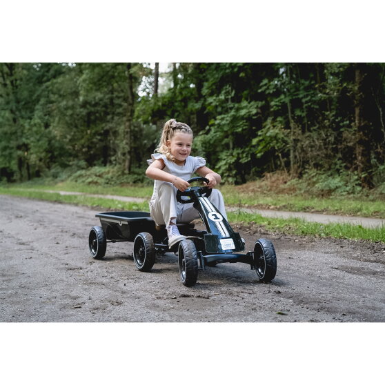 EXIT Foxy skelter met aanhangwagen voor kinderen zwart | vanaf 2 jaar