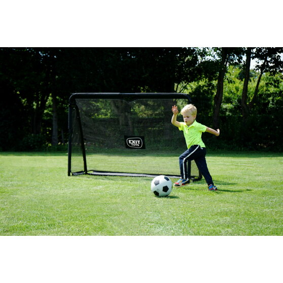 EXIT Maestro stalen voetbaldoel 180x120cm - zwart