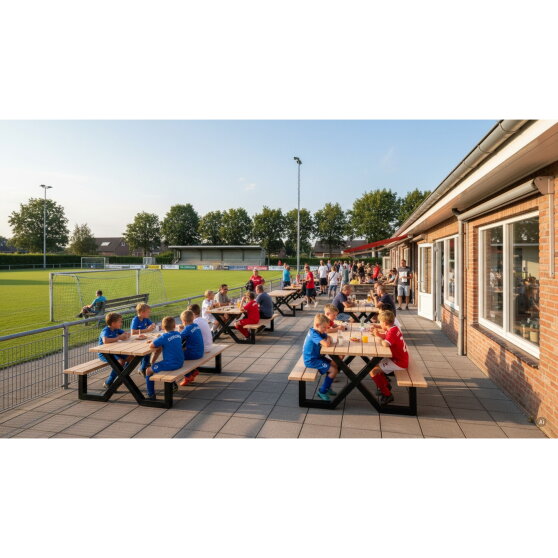 EXIT 6-persoons douglashouten picknicktafel X-200