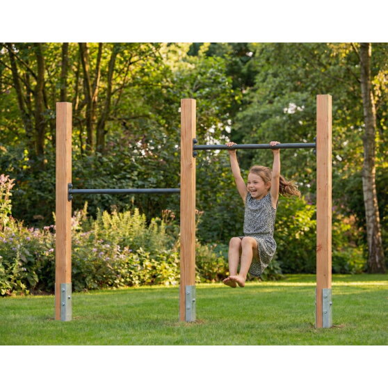 EXIT Linea 85 dubbele houten duikelrek | Douglashout