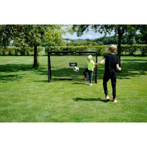 EXIT Maestro stalen voetbaldoel 180x120cm - zwart