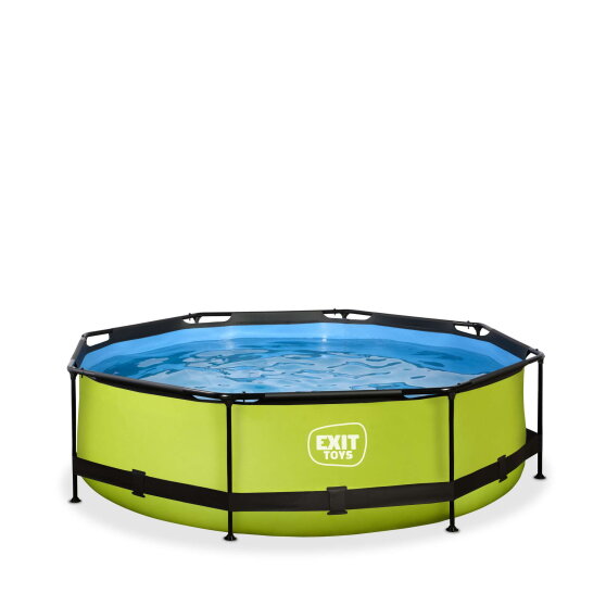 EXIT Lime zwembad ø300x76cm met filterpomp - groen | EXIT Toys