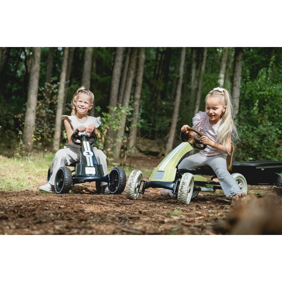 EXIT Foxy skelter met aanhangwagen voor kinderen zwart | vanaf 2 jaar