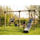 EXIT Linea Robust 110 schommel met rek & glijbaan