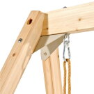 EXIT Silvi dubbele houten schommel