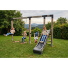 EXIT Linea Robust 110 schommel met rek & glijbaan